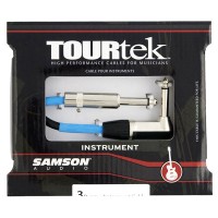 Samson TIL3 Tourtek 3-feet Instrument Cable with 1 Right Angle Connector
