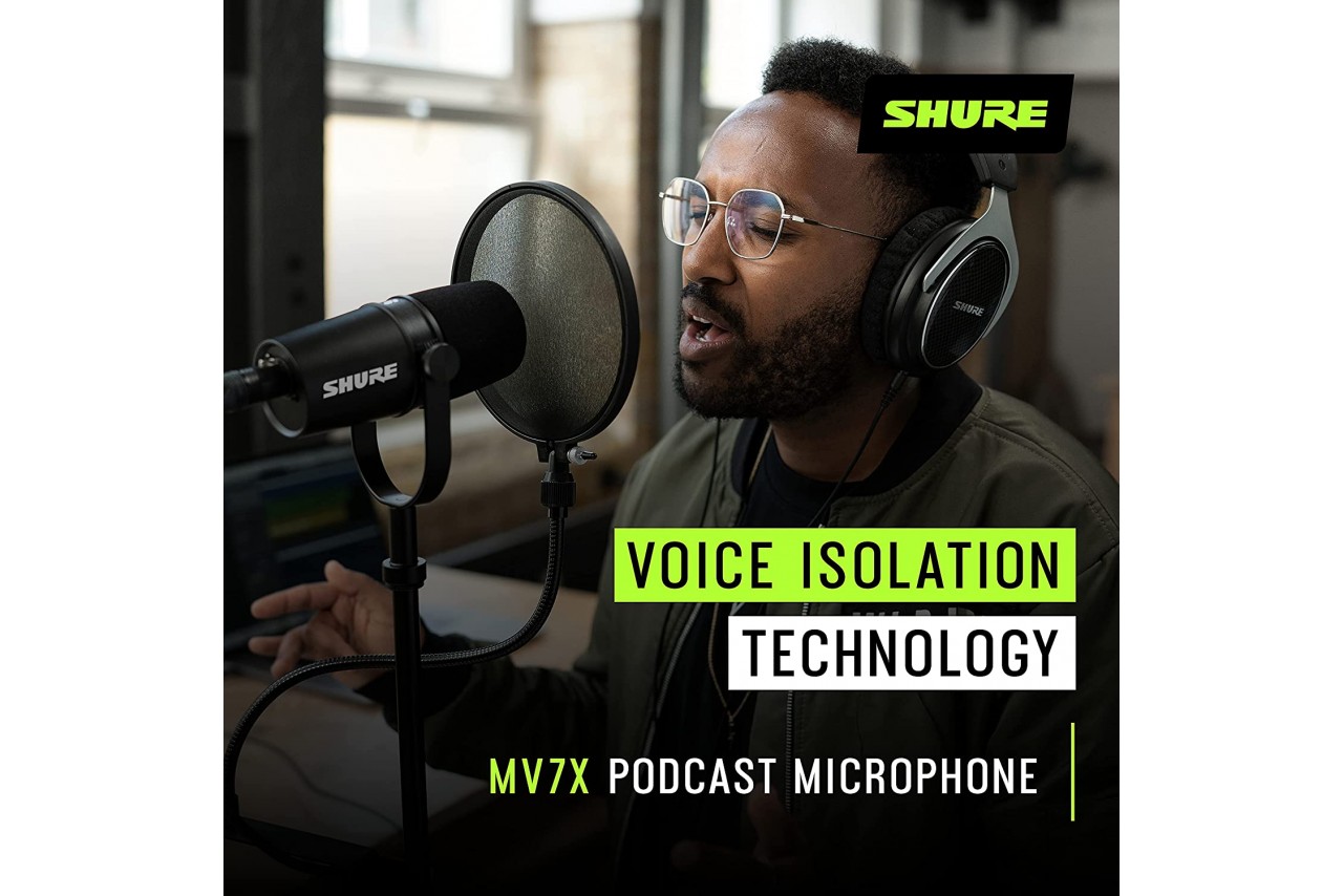 Shure MV7X XLR, Microphone de Podcasting